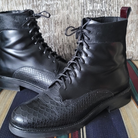 Jeffrey Campbell combat lace-up boots - Picture 3 of 11